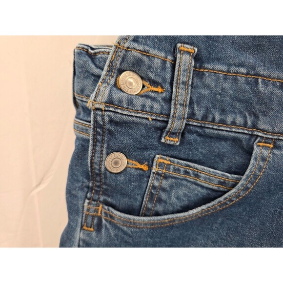 Levis Bib Overalls Vintage Style Womens 2-Horse Brand Denim Blue Jean Farmcore - Picture 6 of 16